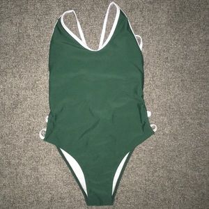 Green one-piece
